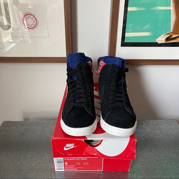 Leo men’s Nike Blazer Mid Rebel - Picture 4 of 5